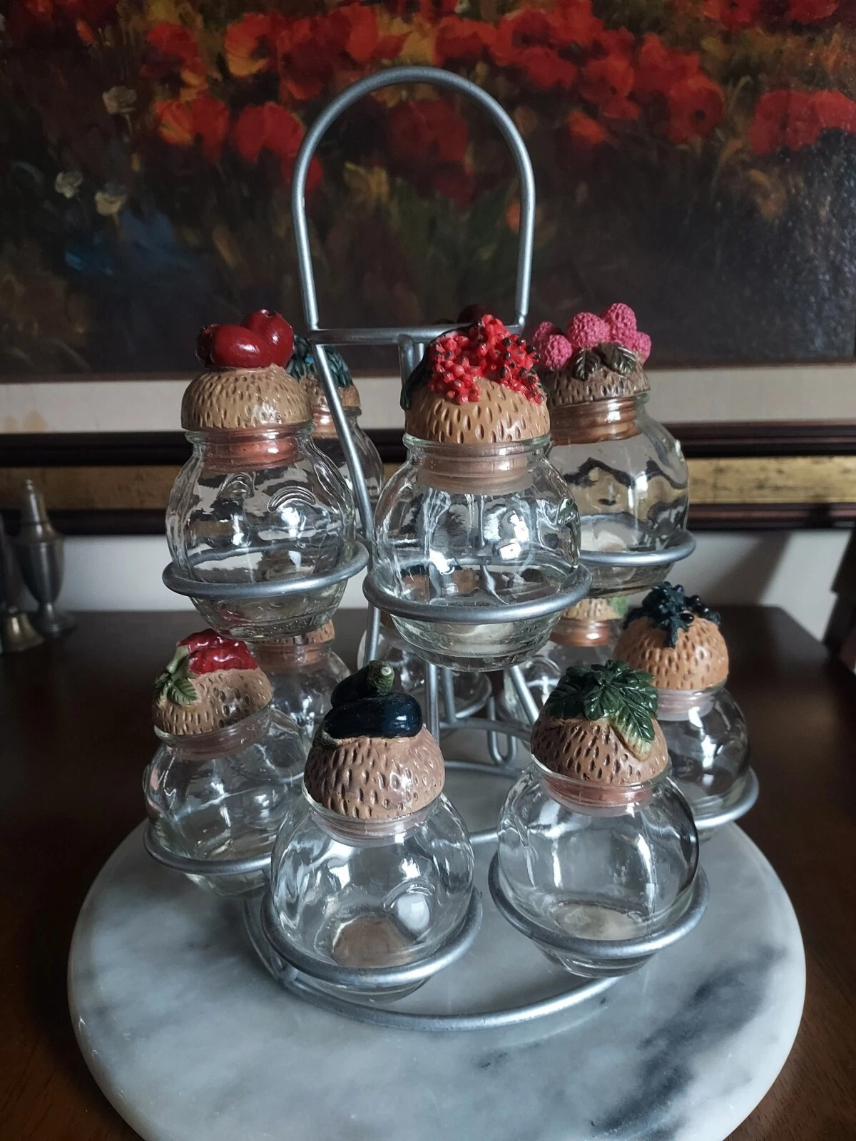 Vintage Shonfeld's Spice Rack