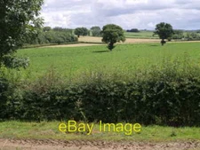 Photo 6x4 Fields beside the A303 Hurcott/ST3916 A peaceful-looking scene c2007
