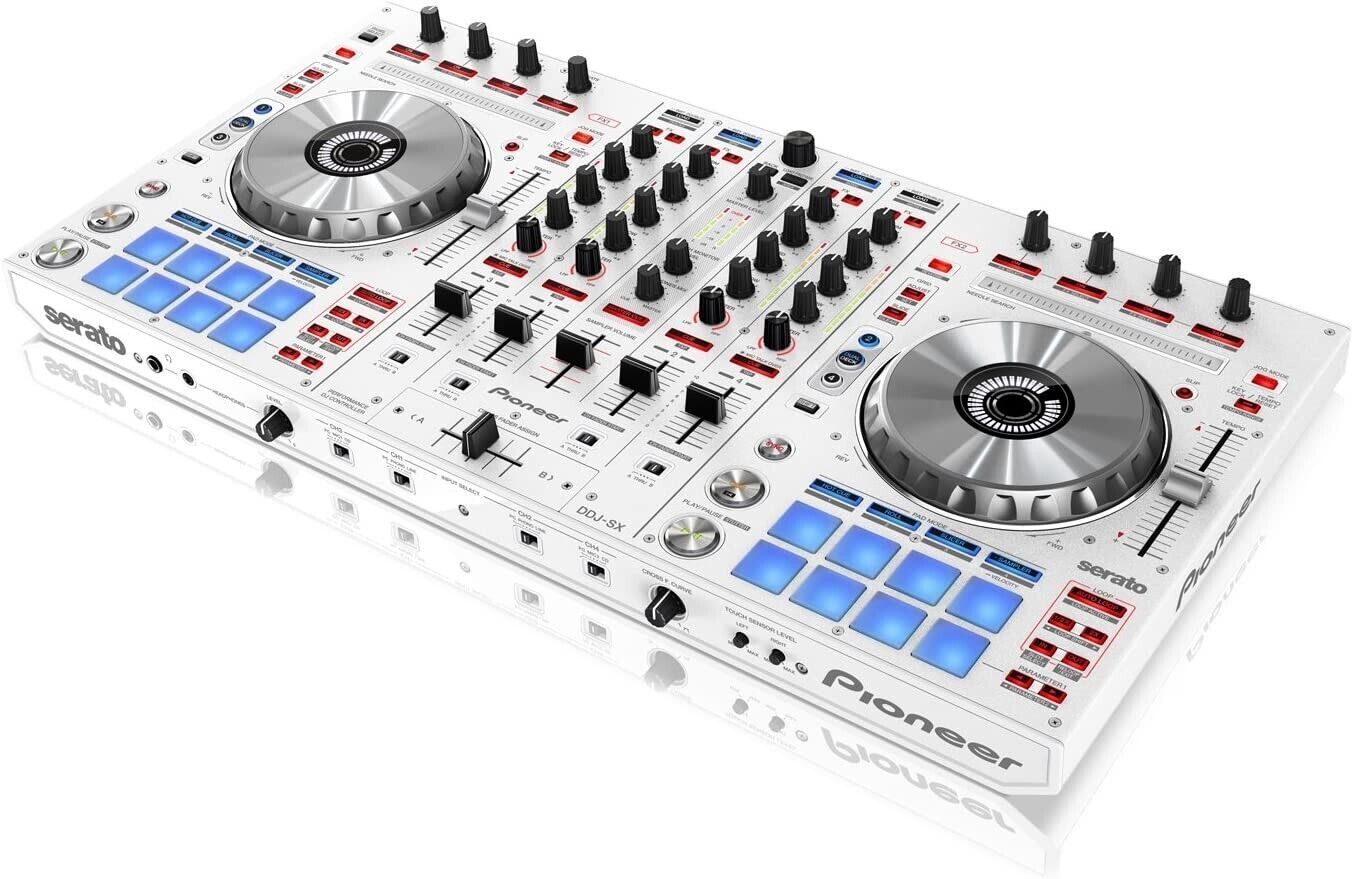 Pioneer DDJ-SX-W Limited White Digital DJ Controller Serato 4ch 