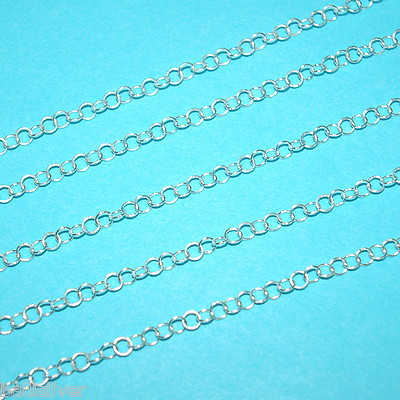 Cordolo Catena Per Il Piede Argento Sterling Solid 925 SS - Foto 11