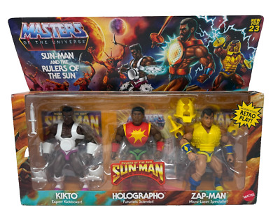 Masters of the Universe Sun Man & Rulers of the Sun (Kikto- Sun Man -Zap Man)