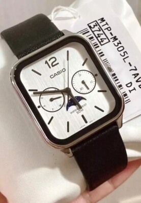 CASIO 3744 MTP-M305Lレザー 時計 CASIO カシオ MTP-M305L メンズ 腕時計 5気圧防水 10年保証