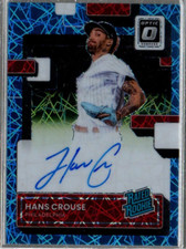 2022 Donruss Optic Rated Rookies Teal Velocity #37 Hans Crouse Auto /49