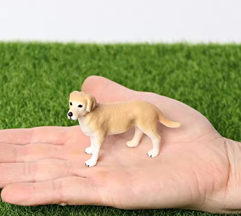 Golden Retriever Dog Animal Toy PVC Action Figure Doll Kids Toys Party Gifts