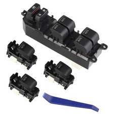 LED Lighted Retrofitting Window Switch Panel Compatible with Toyota Tundra 20...