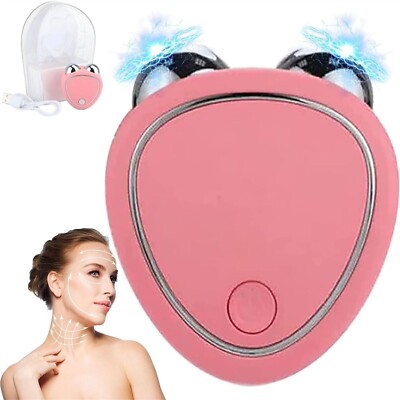 Skindion Levantamiento Microcurrent Face Lifting Massager Face Device Roller