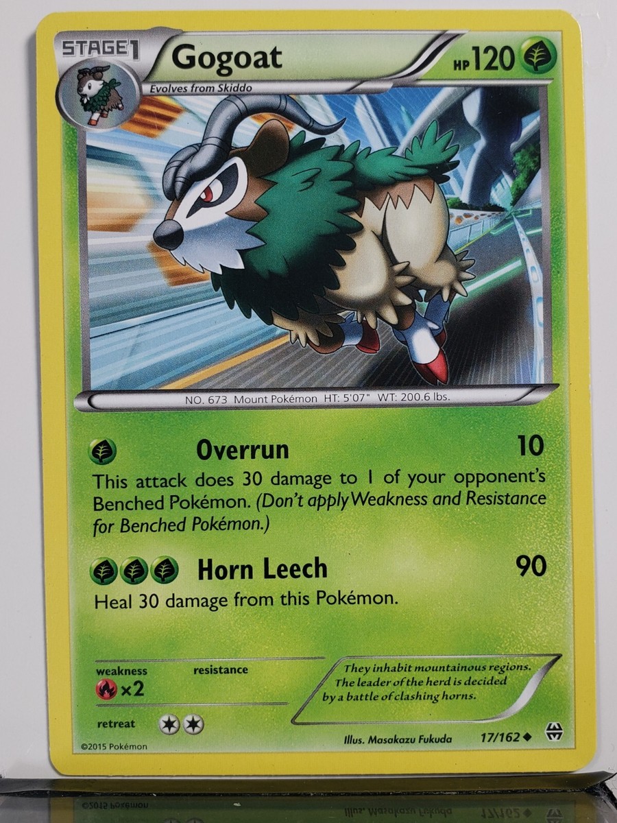 Gogoat 17/162 - VLP - XY Breakthrough Pokemon Card - Masakazu