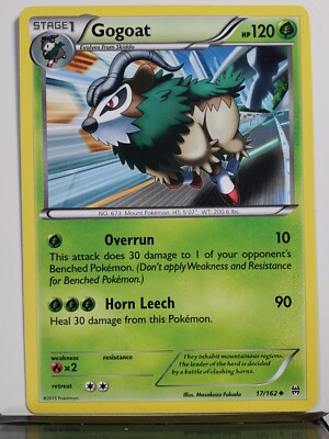 Gogoat 17/162 - VLP - XY Breakthrough Pokemon Card - Masakazu