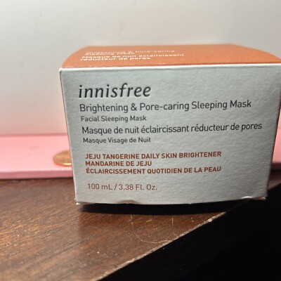 INNISFREE Brightening & Pore-caring Facial Sleeping Mask 3.38oz NIB