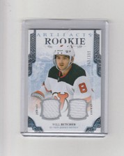 2017-18 Artifacts Silver Dual Jersey Rookie Will Butcher /399 # V