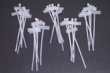 Lot of 25 PLM1M-M Panduit Marker Tie Natural Nylon 3.9" L 0.31" x 0.98" Marker