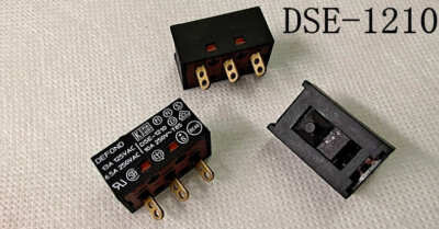 2pcs Defond DSE-1210 hair dryer toggle switch 3 pins 2 positions #F22