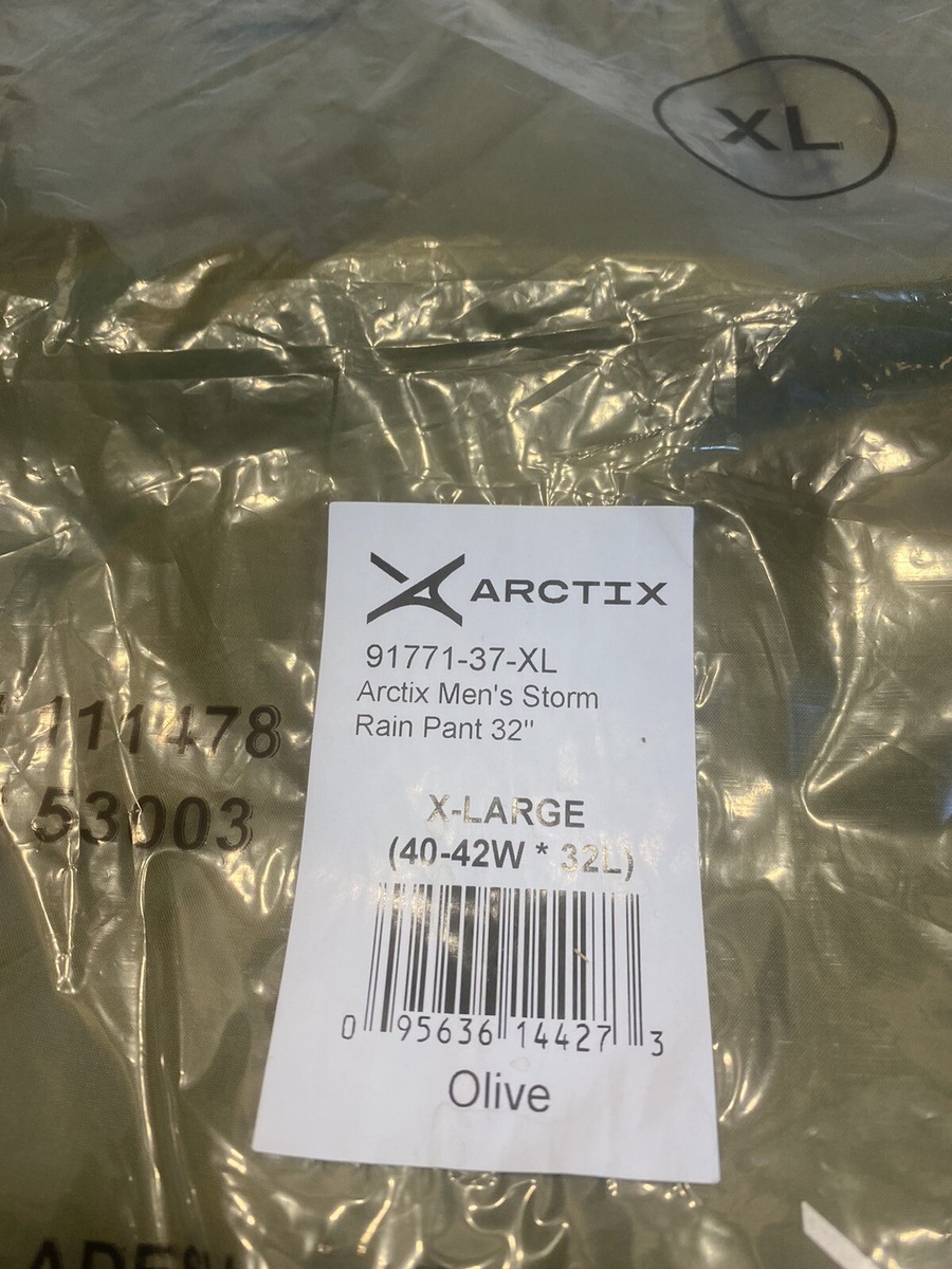 NEW Arctix Men's Storm Rain Pant, green , X-Large / 32L | eBay