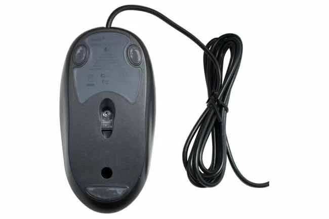 NOVO Mouse Logitech Optical PS/2 PS2 Bege M-SBF69 - Imagem 2 de 3
