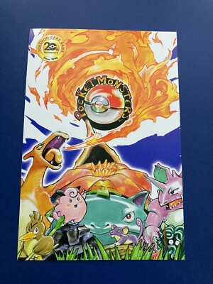 ポケモン　ポストカード　カードゲーム20th anniversary 2016 Charizard Pokemon Card 20th Anniversary Postcard 2016 Nintendo