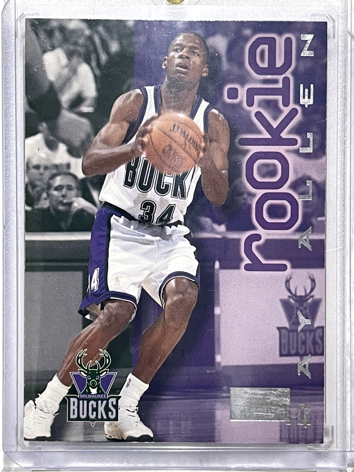 1996 SkyBox Premium #201 Ray Allen RC Rookie (A)