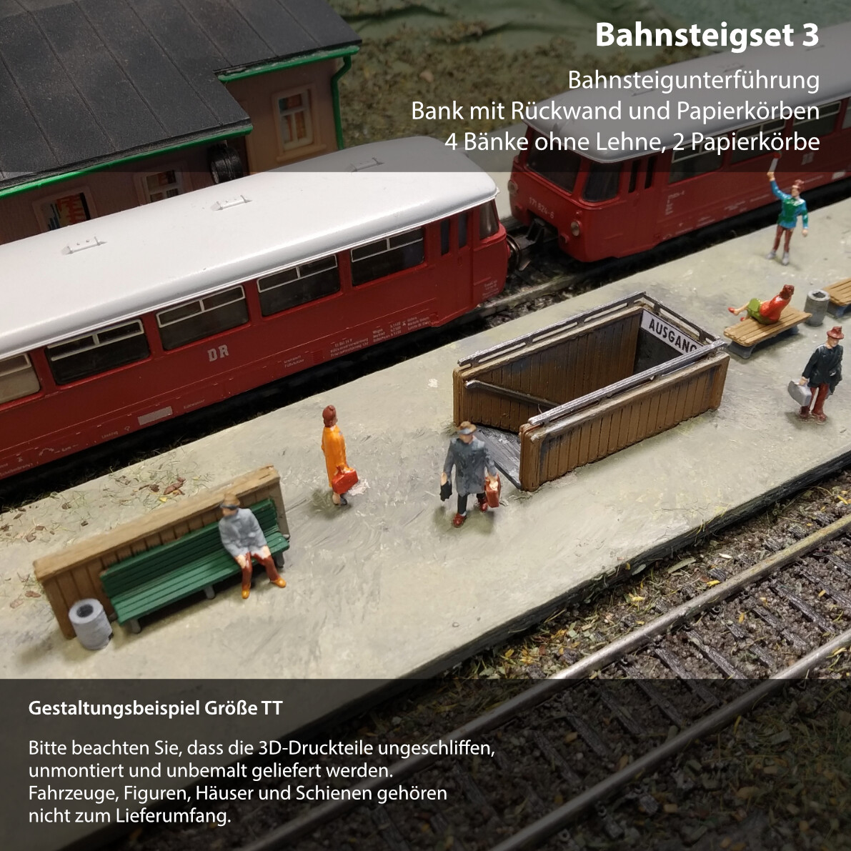 Outland Models Eisenbahnlandschaft Westernladenstil A 1:64