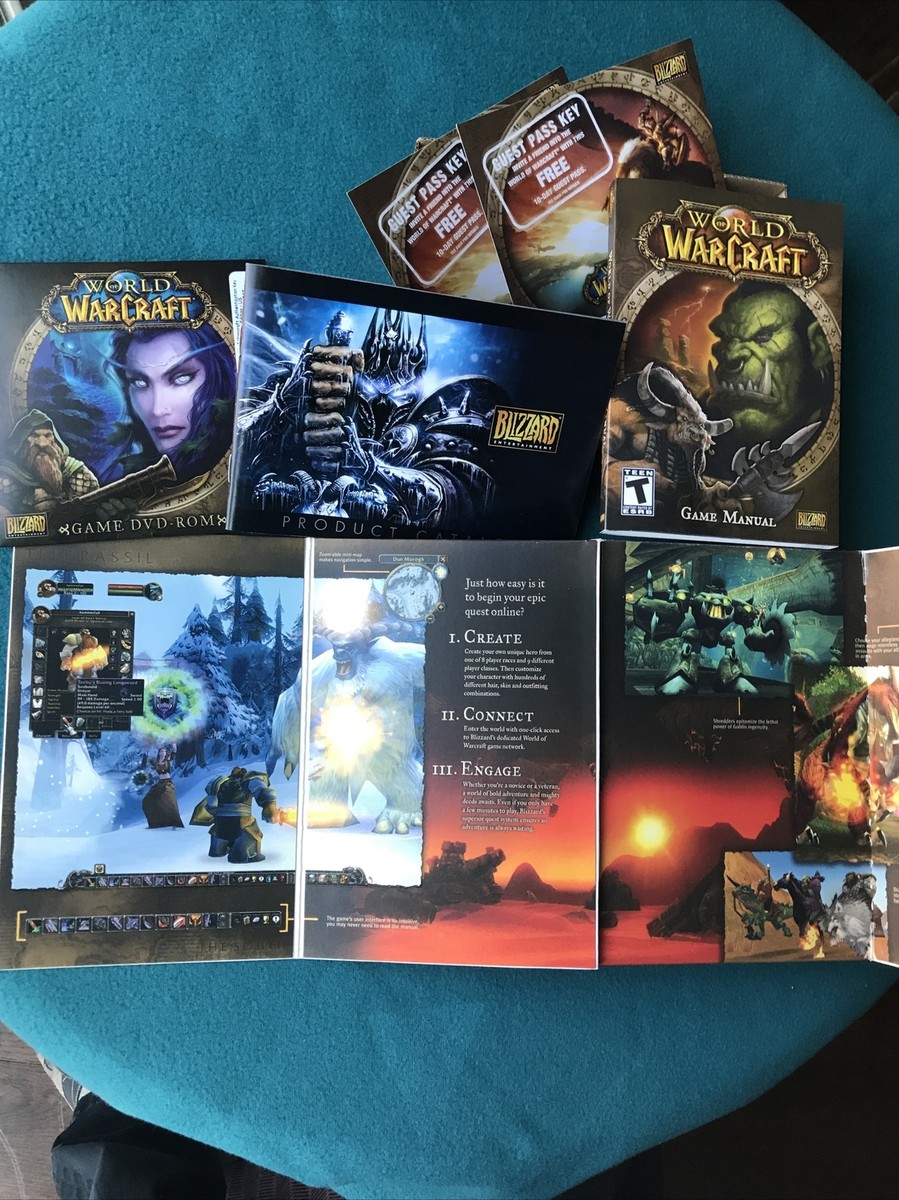 World of Warcraft Original Box - PC Game, Blizzard (2004) with