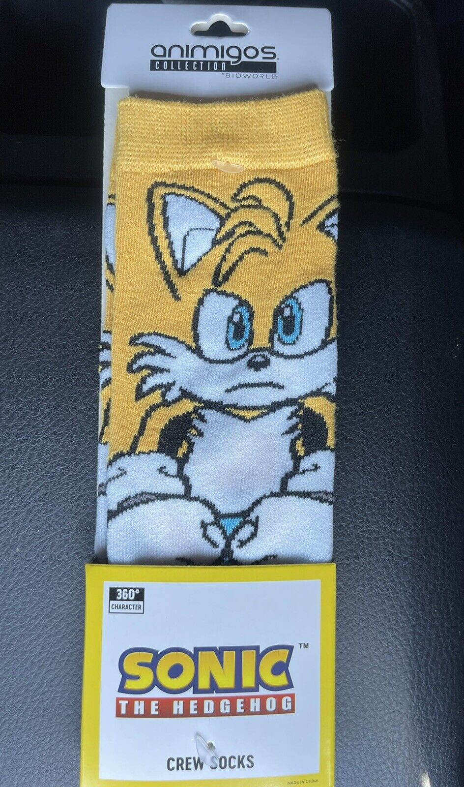 Sonic Shadow the Hedgehog 360 Character Socks