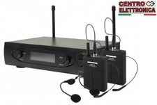 PROEL EIKON WM101DH DUAL COPPIA RADIOMICROFONI ARCHETTO DOPPIO RADIO MICROFONO
