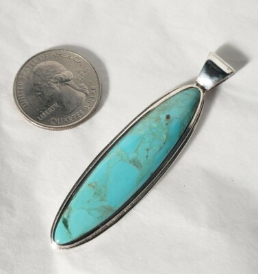 Sterling Silber Charm/Anhänger, 92,5 Sterling Silber, Türkis 