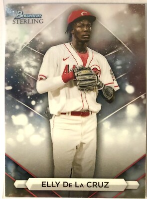 2023 Bowman Sterling Elly De La Cruz Prospect Card #BSP-99 2023 Bowman Sterling Elly De La Cruz Prospect Card #BSP-99