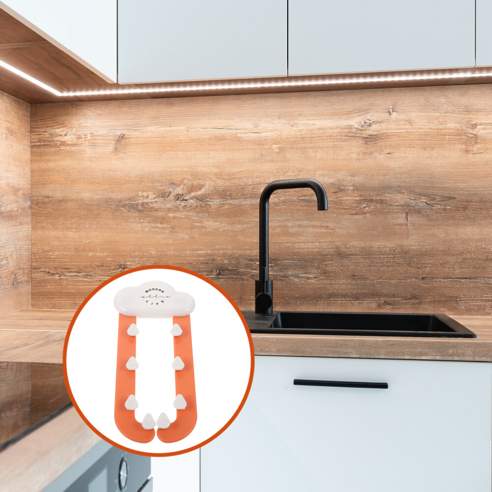 Portable Household Sink Storage Rack Kitchen Filter Organizer Holder