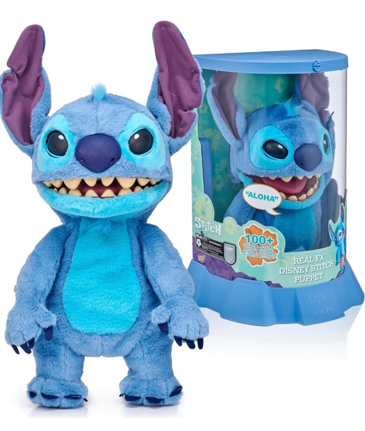 Real FX Disney Stitch Puppet Interactive Plush Toy LILO & Stitch