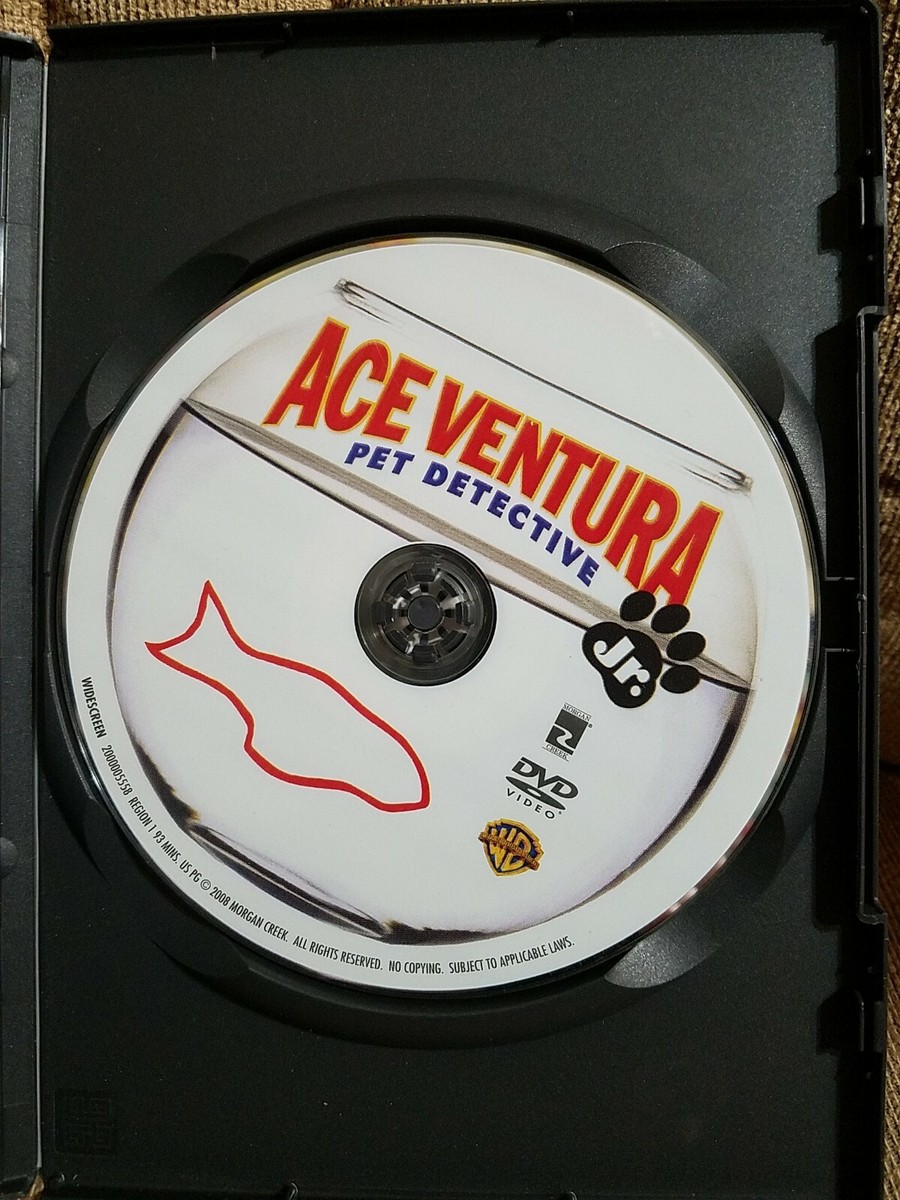Ace Ventura Pet Detective (DVD, 2009) Kids Animal Comedy Rated