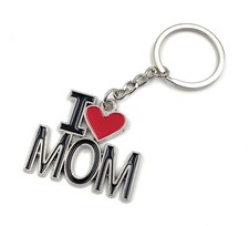 I love Mummy Mothers Day Keyring Metal Pendant Charm