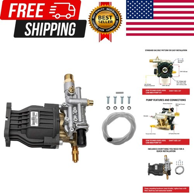 #ad OEM Technologies 90029 Replacement Pressure Washer Pump Kit 3400 PSI 2.5 GP... $279.99