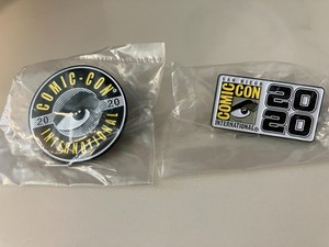 Set of 2 SDCC San Diego Comic Con 2020 Collectible Lapel Pins