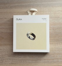 Oura Ring Gen 5 Gold, Size 8, NEW (Unsealed Box)