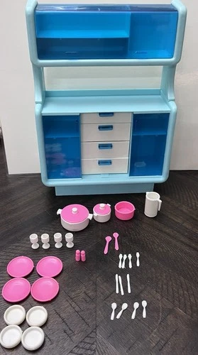 Vintage 1978 Barbie Dream Furniture Collection Dining Buffet Mattel Collectible