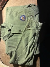 Vintage Navy shirt and Seabee patch