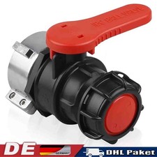75mm Klappenhahn Auslaufhahn Ventil Adapter F&uuml;r IBC Container Wassertank DHL