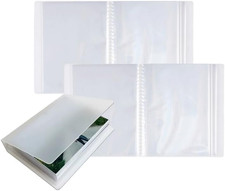 2-Pack Plastic Photo Book,Clear Cover Small Photo Album 4X6,Photo Albums Each 24