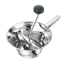 Stainless Steel Food Mill, 7.87/20cm, Silver