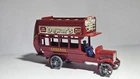 Vintage Matchbox Lesney 'B' TYPE BUS No. 2 England DeWar's Whiskey 1912-1920 Red