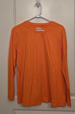 Women's Athletic Active 100% Cotton Long Sleeve Comfy T Shirt  - Never Worn L/XL