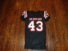 San Diego State Aztecs Authentic Football NCAA Black Pro Cut Jersey 44