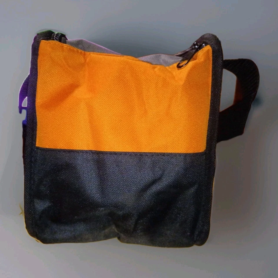 Ridgid 12” x 9” x 8” Heavy Duty Contractors Tool Bag Case Zip Around Top Orange  - Image 4 of 4