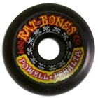 NOS Powell Peralta RAT BONES II Skateboard Wheels 60mm 93a BLACK