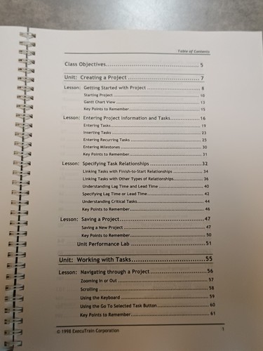 Vintage Microsoft Excutrain Project 98 and IBM TSO Extensions Command Study INF. - Picture 4 of 13