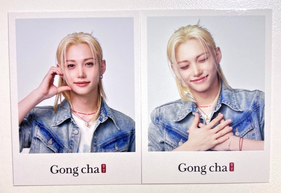 STRAY KIDS FELIX [GONGCHA Official Photocard Promotional Happy
