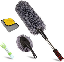 Ultimate Car Duster Kit Best Microfiber Multipurpose Duster,Interior Exterior C