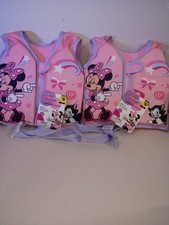 Disney JR Minnie Mouse Fabric Swim Vest. 40Lb Weight Capacity. Ages 1 . SM/Med