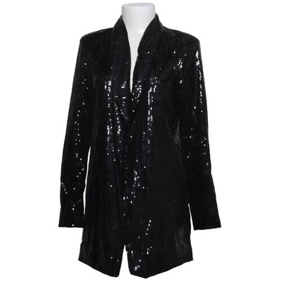 Missguided, Blazer, Größe: 38, Paljettkavaj, Schwarz/Silber, Polyester #yG3