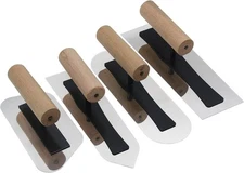 Japanese Venetian Plaster Finishing Trowel Set 4 PC Stainless Steel Art Paint...