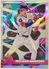 Pete Crow-Armstrong 2025 Topps Chrome Cosmic Refractor #104 PCA Chicago Cubs 🔥